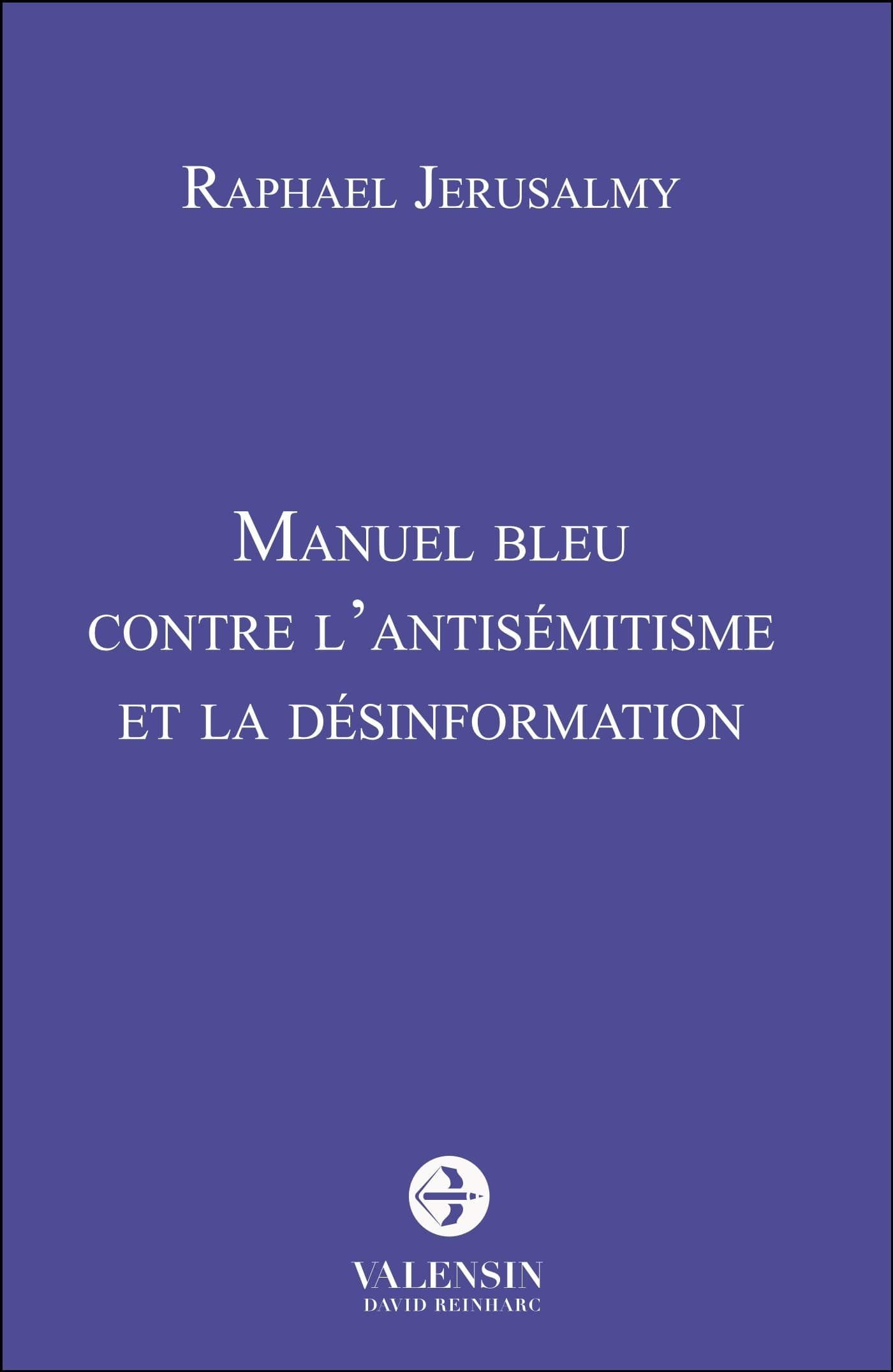 Book cover for Blue Manual Against Antisemitism and Disinformation